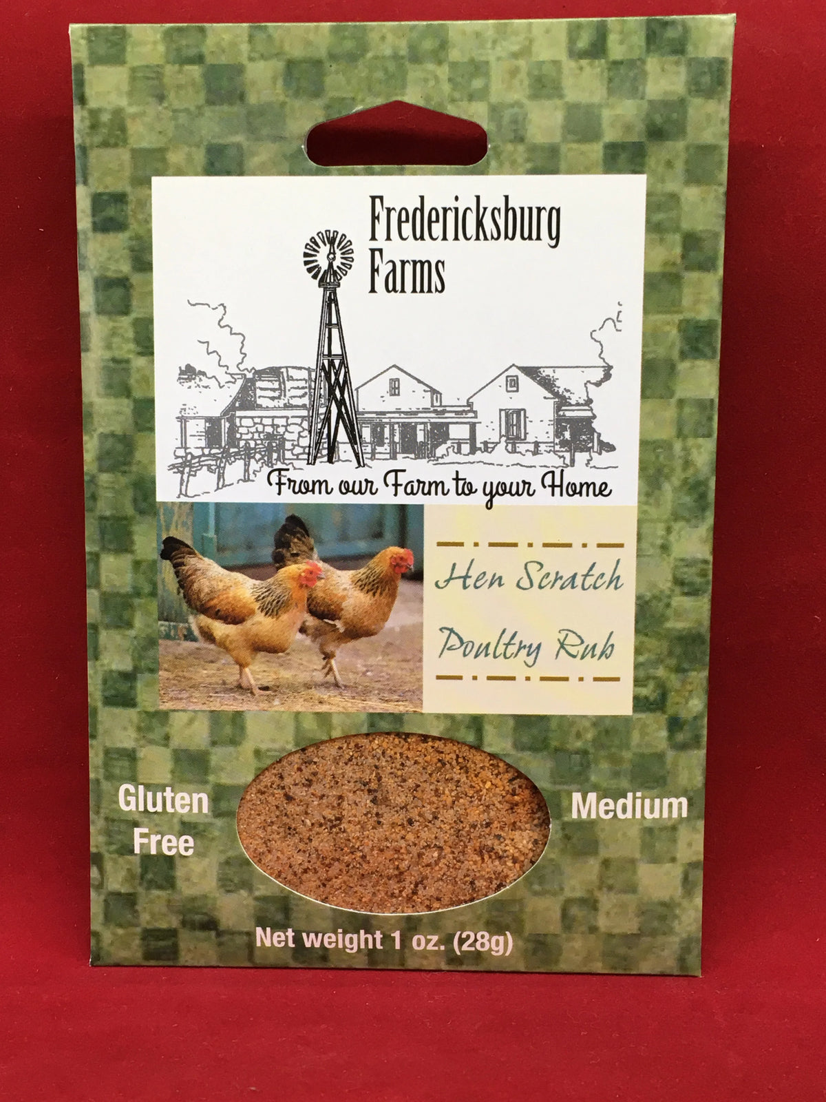 Fredericksburg Farms Hen Scratch Poultry Rub (Gluten Free)