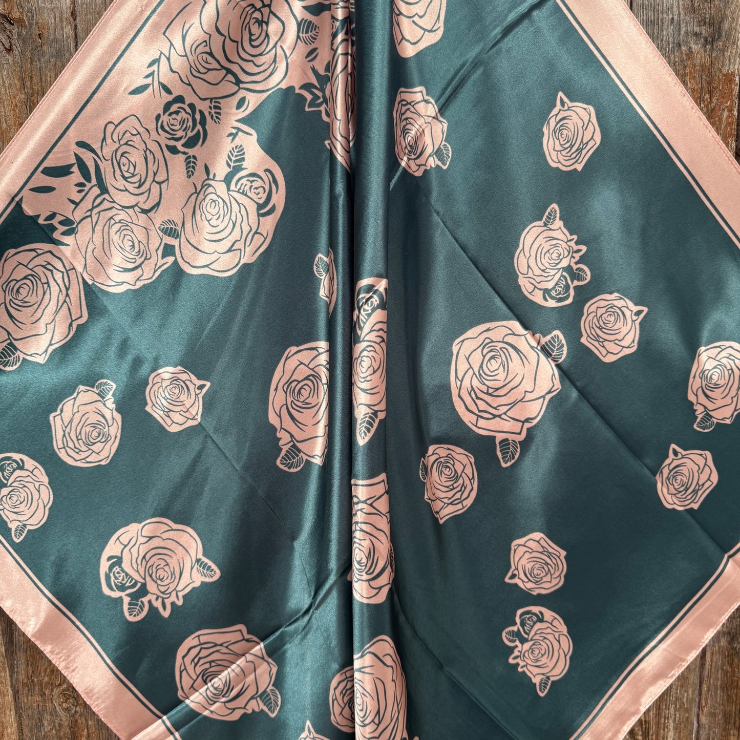 Scarf - Baby Pink Roses