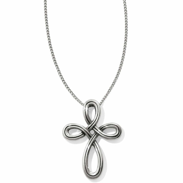 Necklace- Brighton Interlok Petite Cross