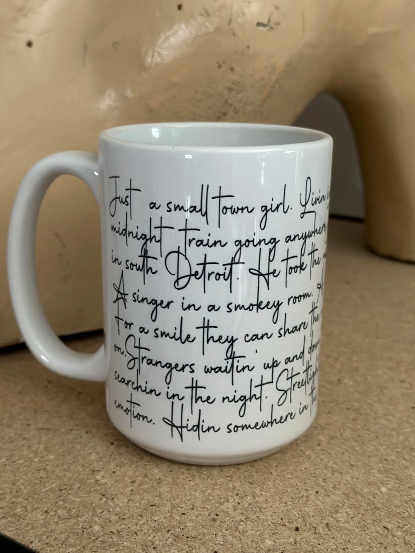 Journey Don't Stop Believing 15oz Ceramic Coffee Mug