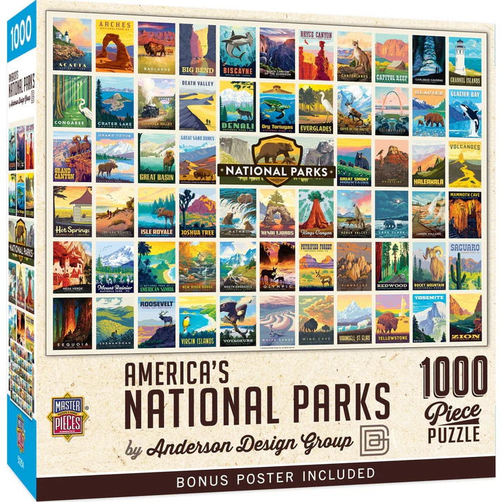 Games | Puzzle National Parks By Anderson Design Group 1000 pc