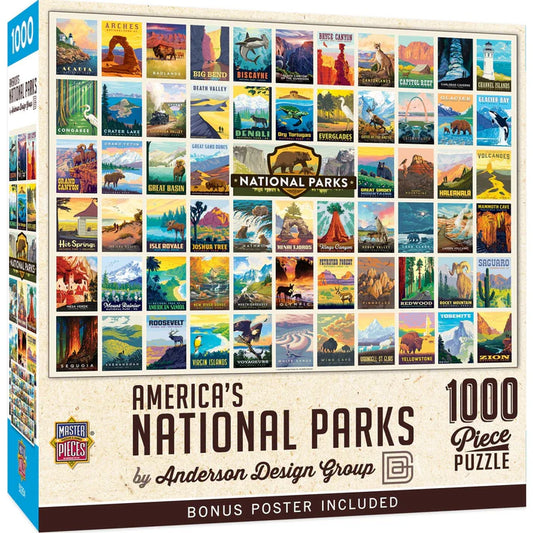 Games | Puzzle National Parks By Anderson Design Group 1000 pc