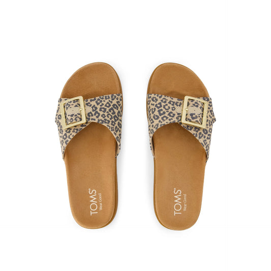 Sandals - Toms Leopard Print Marin Slides