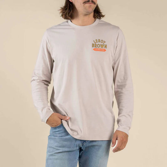 Men's Clothing | Leroy Brown Long Sleeve T-Shirt Sand / Large
