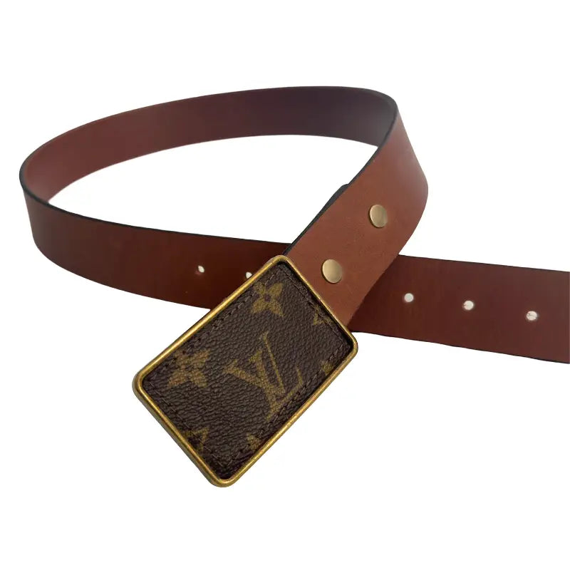 Belt - Upcycled Louis Vuitton Leather
