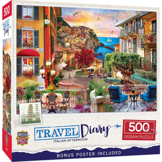 Games | Puzzle Travel Diary Italian Afternoon 500 pc
