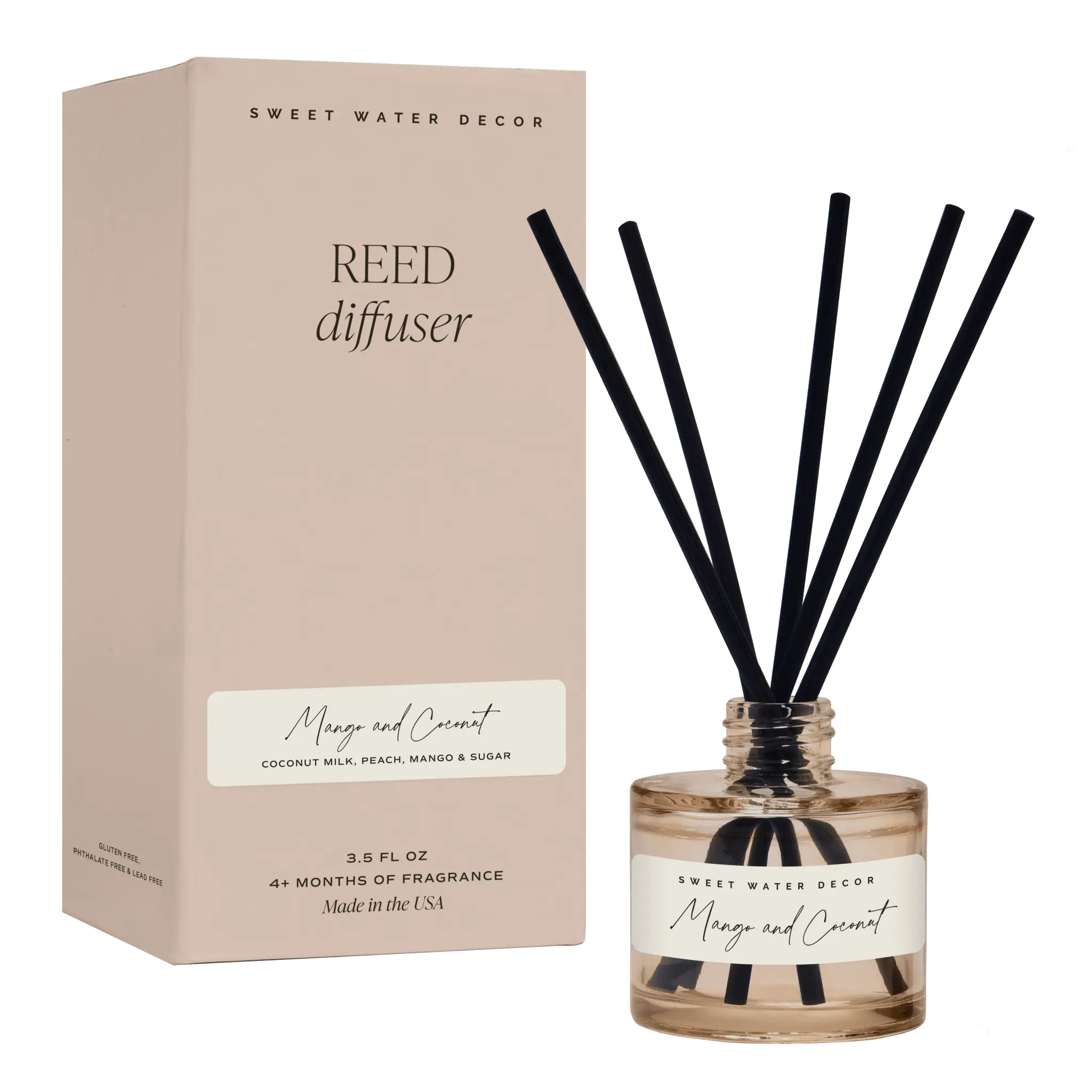 Home Reed Diffuser Mango and Coconut