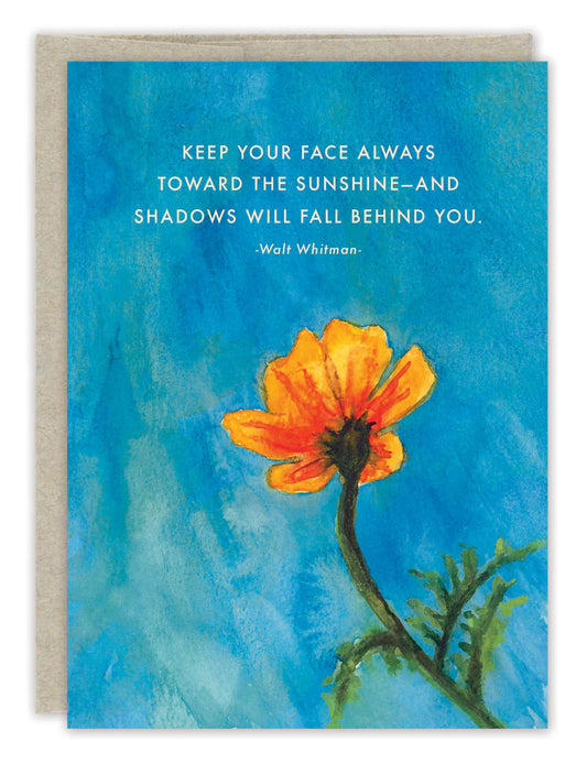 Face Toward The Sunshine Card