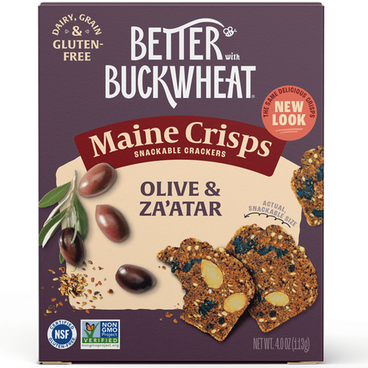 Crackers - Maine Crisps Olive & Zataar