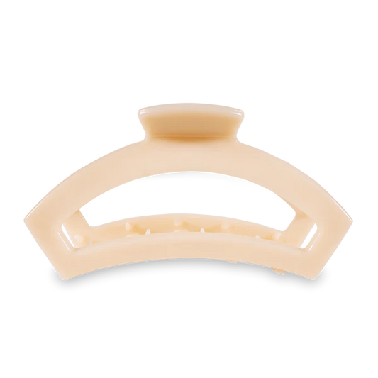 Teleties Hair Clip - Open Large Almond Beige