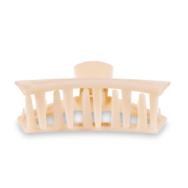 Teleties Hair Clip - Open Large Almond Beige
