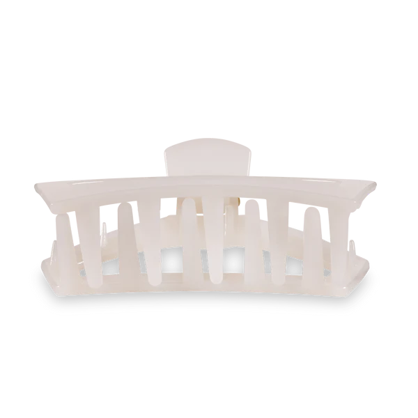 Teleties Hair Clip - Open Large Coconut White