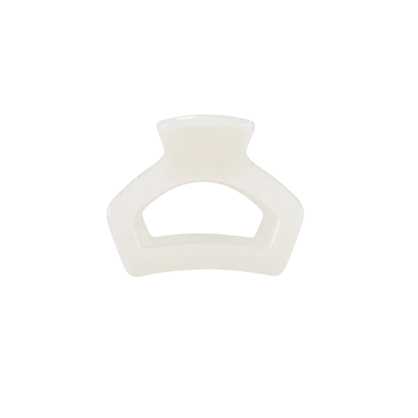 Teleties Hair Clip - Open Petite Coconut White