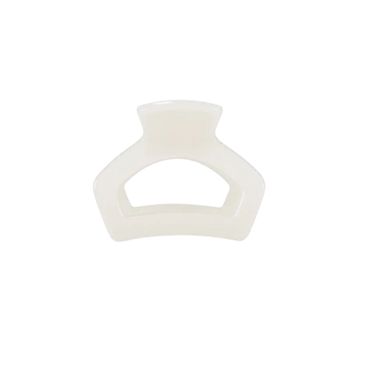 Teleties Hair Clip - Open Petite Coconut White