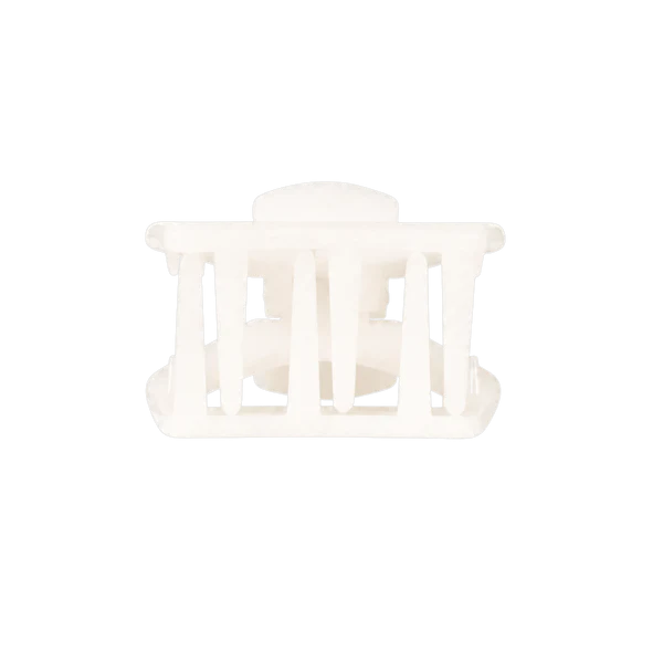 Teleties Hair Clip - Open Petite Coconut White