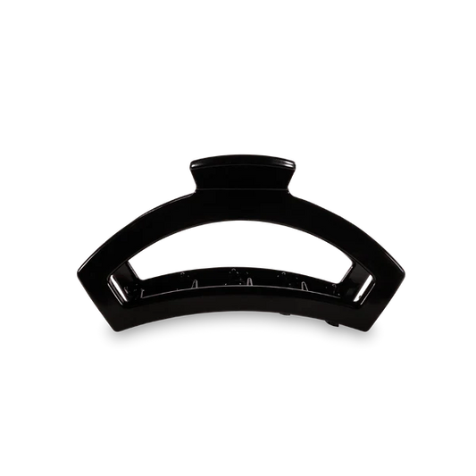 Teleties Hair Clip - Open Small Jet Black