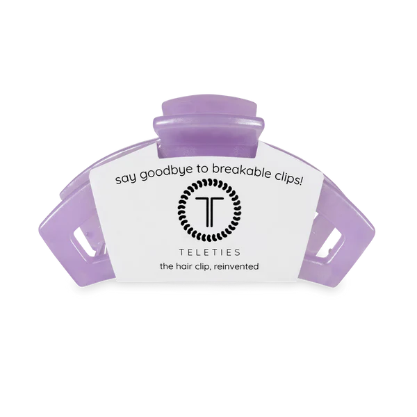 Teleties Hair Clip - Open Medium Lavender Mist