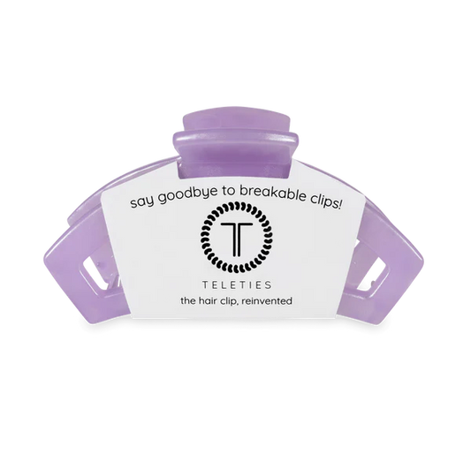 Teleties Hair Clip - Open Medium Lavender Mist