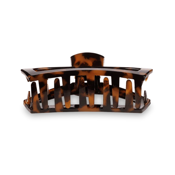 Teleties Hair Clip - Open Small Tortoise