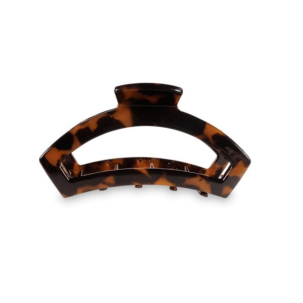 Teleties Hair Clip - Open Small Tortoise