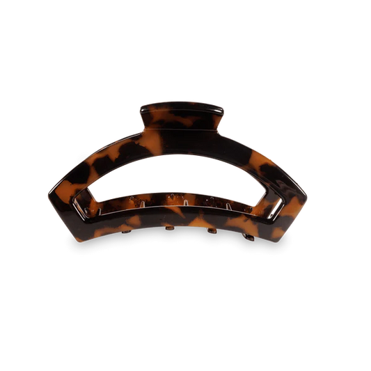Teleties Hair Clip - Open Small Tortoise