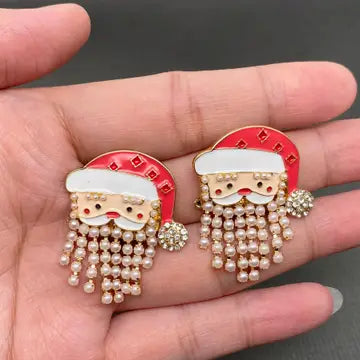 Jewelry | Earrings Dangle Santa Claus