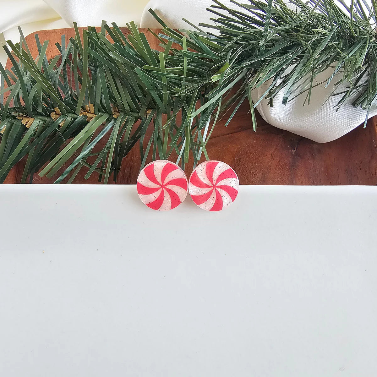 Earrings Peppermint Studs
