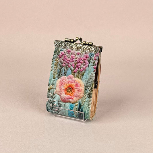 Accessories | Card Holder Embroidery Floral Print