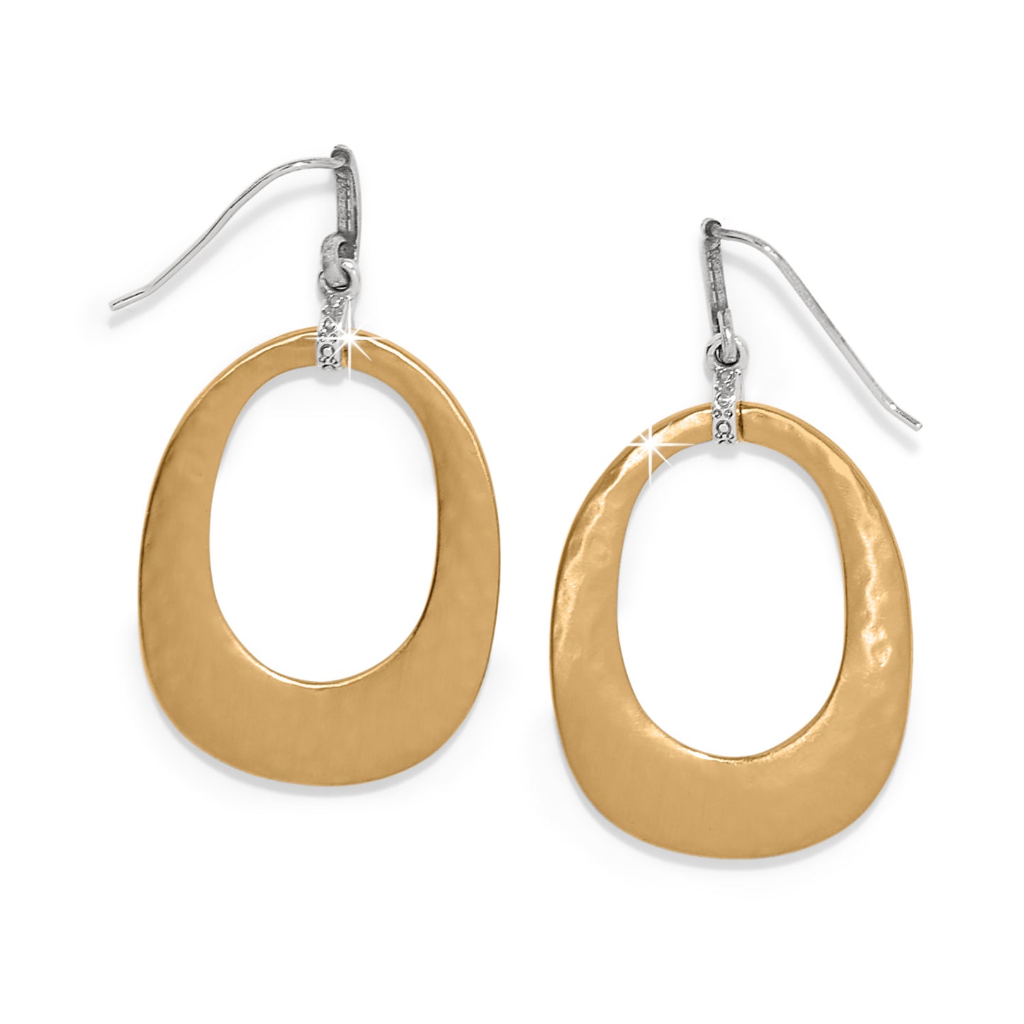 Meridian Geo Open Hoop French Wire Earrings