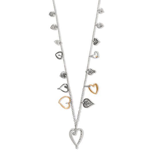 One Heart Large Long Necklace