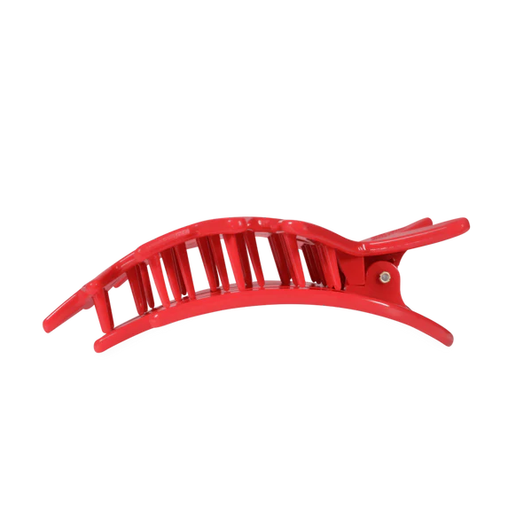 Teleties Hair Clip - Flat Large Red Shooting Star