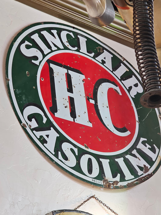 Vintage Metal Sign Sinclair Gasoline