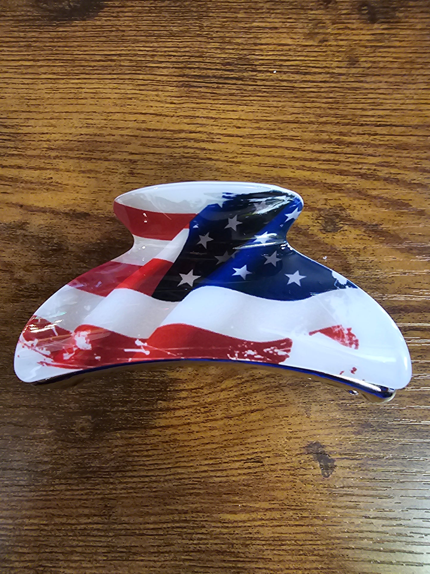 Hairclip - American Flag Claw Clips
