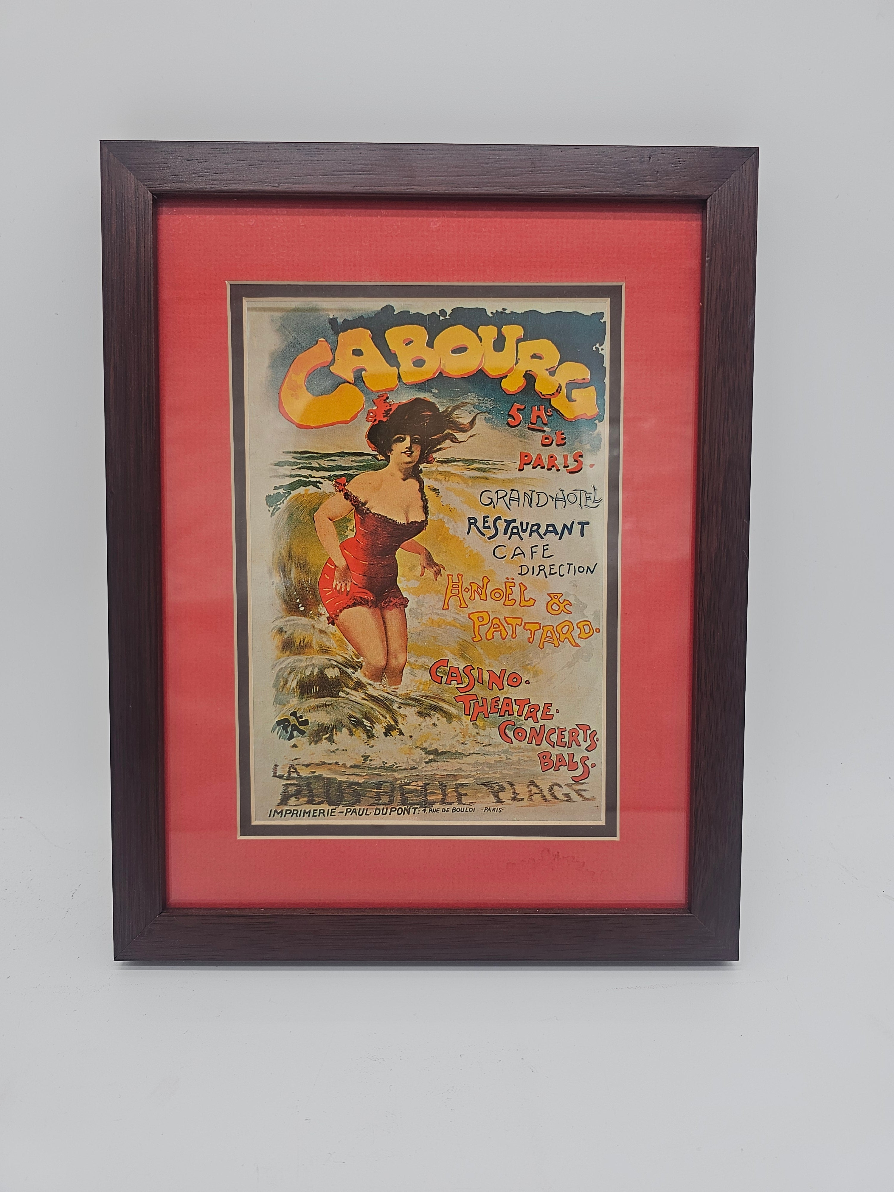 CABOURG PLAGE Rxrt - POSTER HQ 50x70cm d'une AFFICHE VINTAGE CABOURG PLAGE Rxrt - POSTER HQ 50x70cm d'une AFFICHE VINTAGE