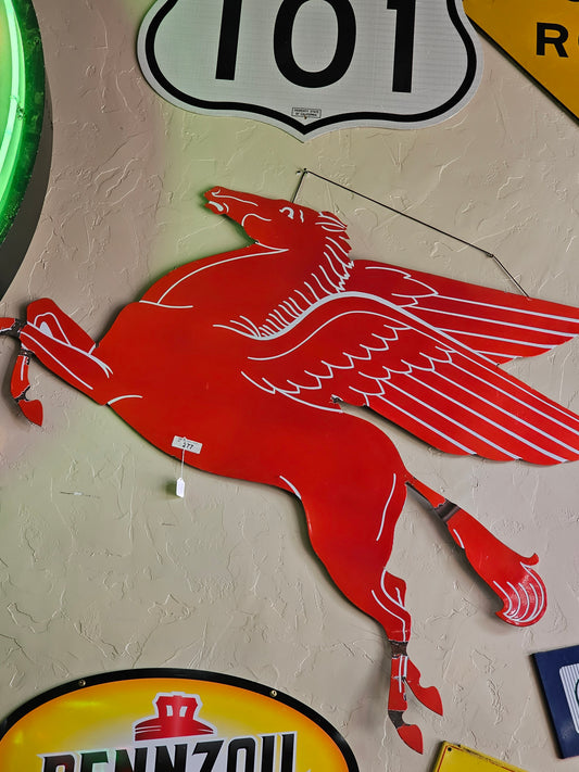 Collectibles Vintage Pegasus Gas Sign