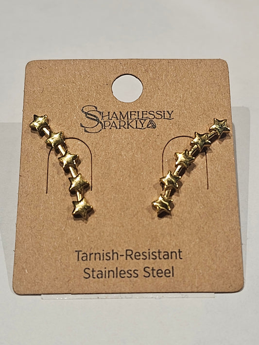 Jewelry | Earring Studs Line Stainless Steel