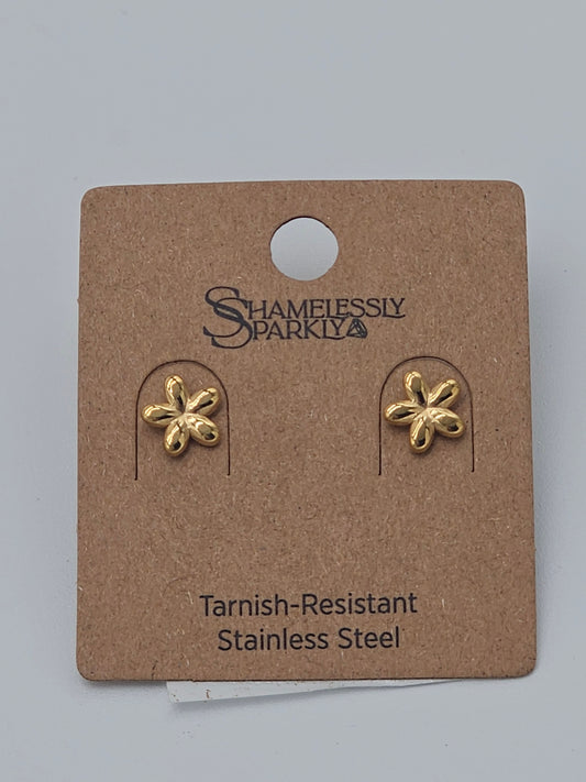 Jewelry | Earrings Stainless Steel Stud Flower