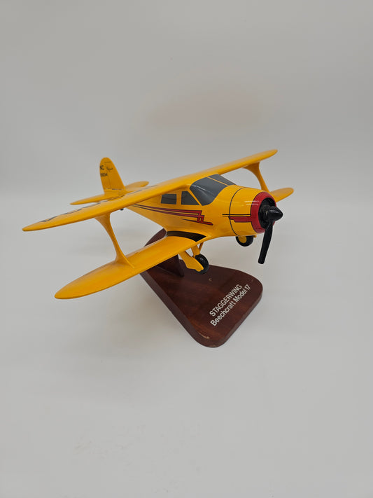 Collectibles| StaggerWing Beechcraft Model 17 Aircraft