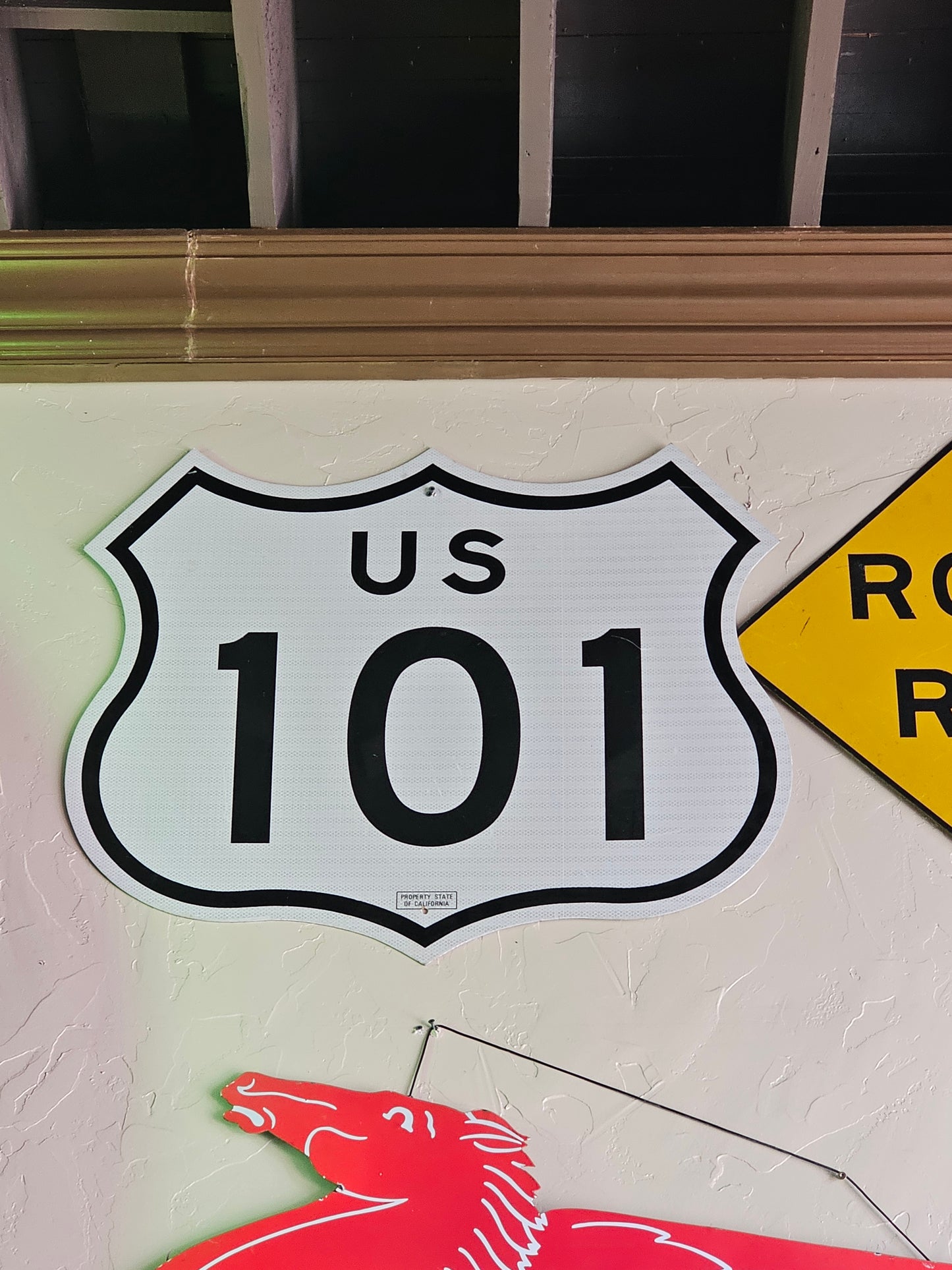 Vintage Us 101 Metal Sign