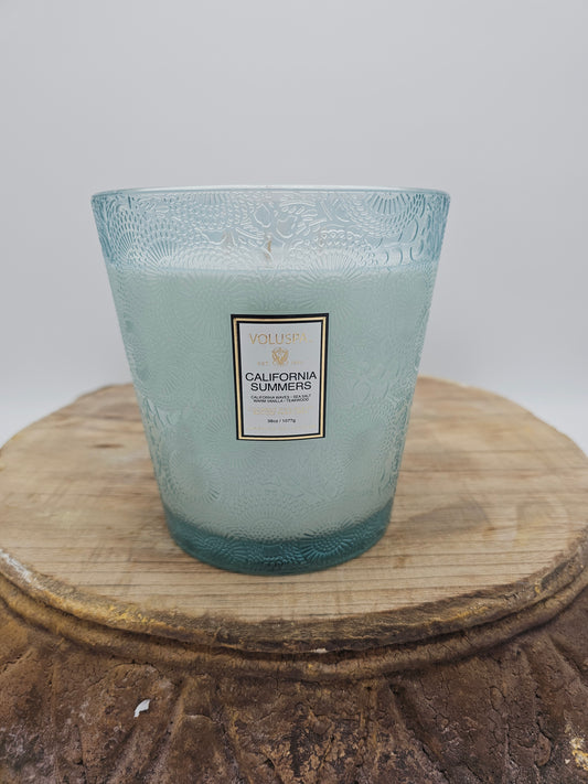 Candle | Voluspa Gilt Pomander & Hinoki 38oz