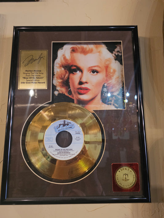 Collectibles | Marilyn Monroe 24kt Gold Plated Record