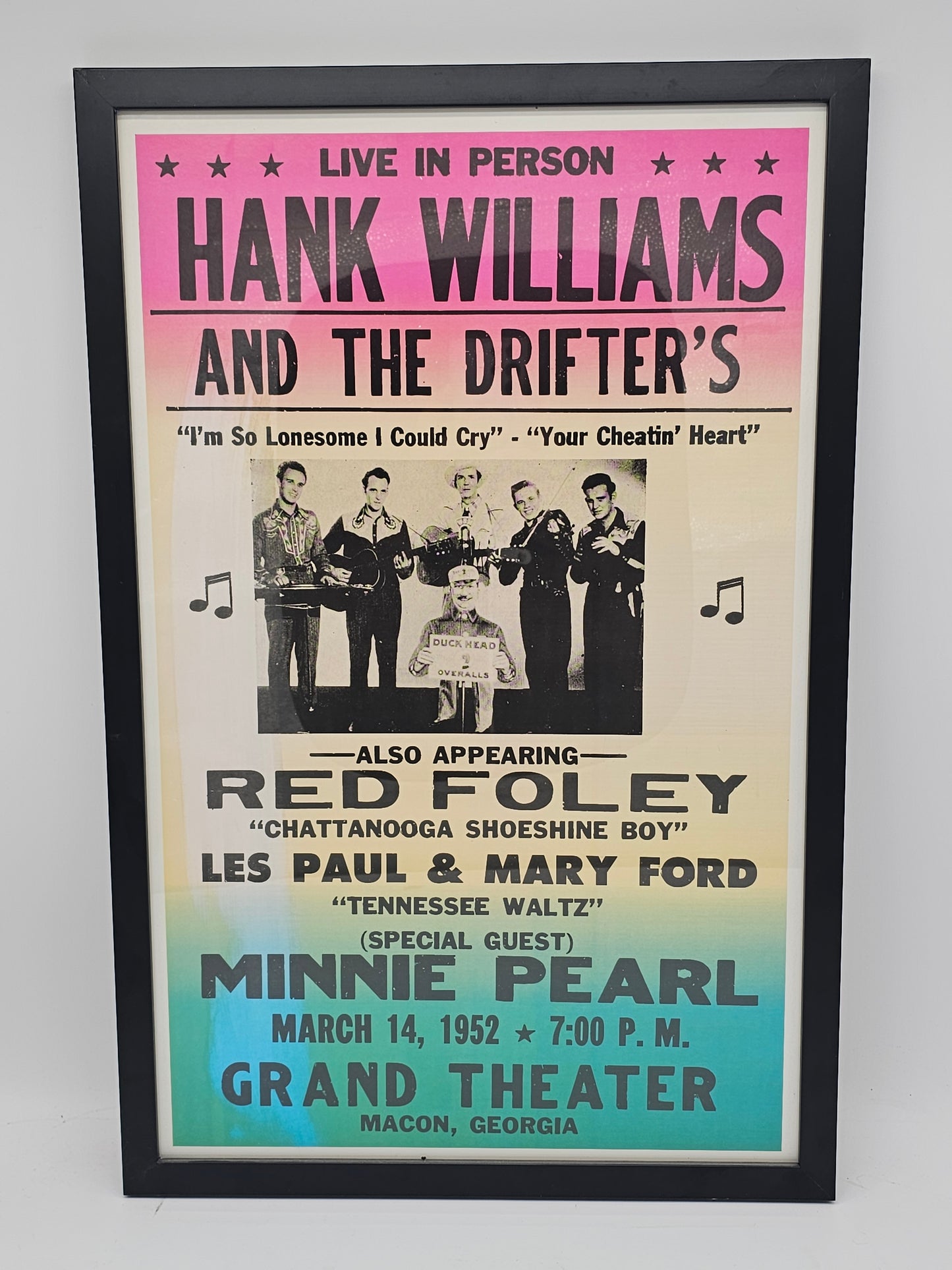 Collectibles | Hank Williams And The Drifter Vintage Poster