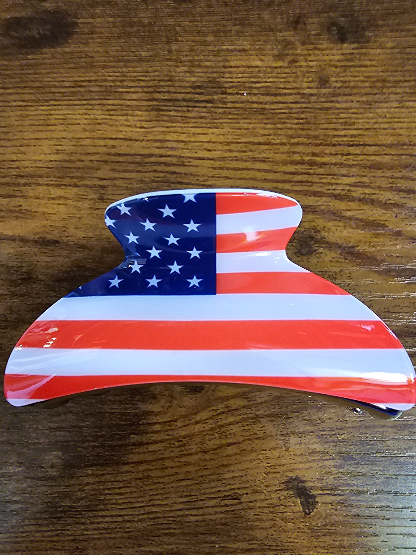 Hairclip - American Flag Claw Clips
