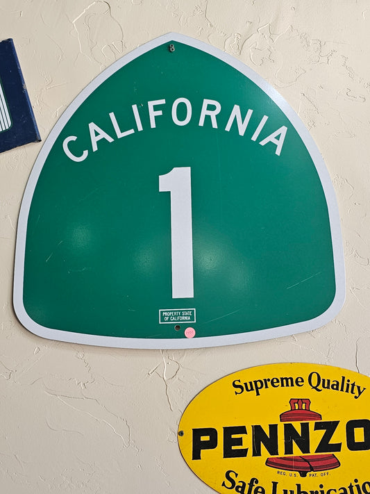 Vintage Cali 1 Metal Sign