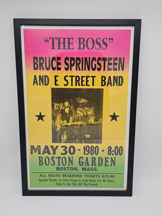 Collectibles | The Boss Bruce Springsteen Vintage Poster Framed