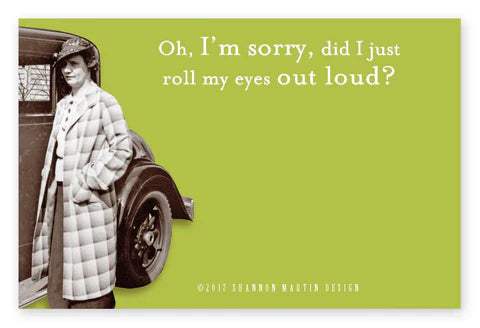 Stationary | Sticky Note Roll My Eyes