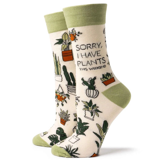 Socks | Sorry I have Plants This Weekend Socks