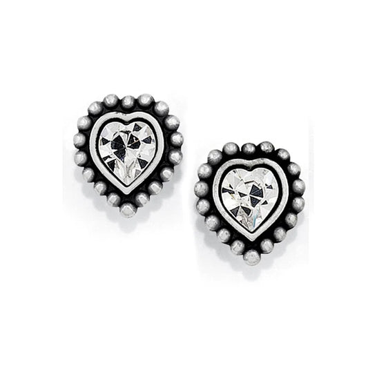 Earrings - Brighton Shimmer Heart Post