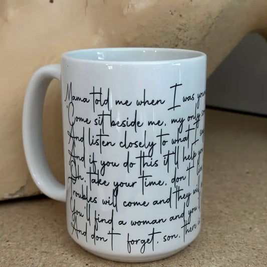 Simple Man 15oz Ceramic Coffee Mug
