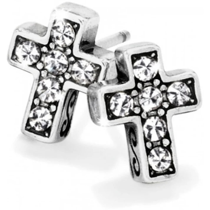 Earrings - Brighton Starry Night Cross Mini Post